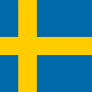 Svensk flagga 16x10 cm