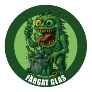 Källsortering - Färgat Glas-monstret
