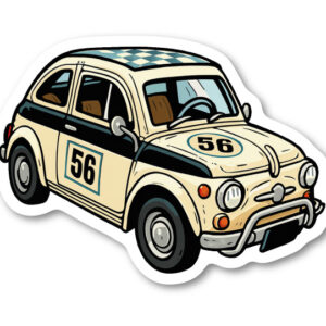 Retro Fiat Racer #56