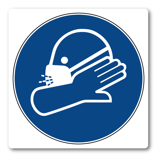 Hosta & nys i armvecket – Klistermärke (8 × 8 cm)