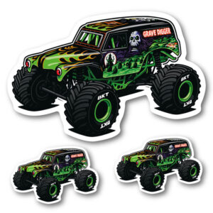 Grave Digger Monstertruck (Stickerpack)