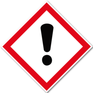 Varningsskylt – Skadlig / Irriterande (GHS07)