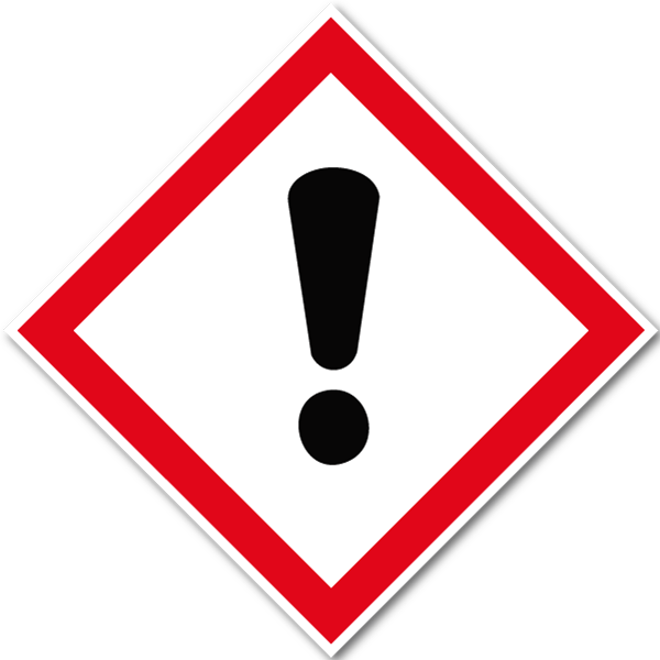 Varningsskylt – Skadlig / Irriterande (GHS07)