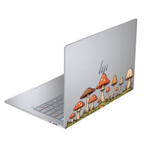 Svampskog – Laptopdekal (35 × 14 cm)