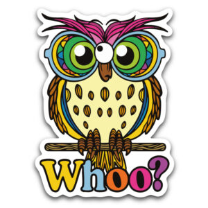 Färgstark Uggla - Whoo?