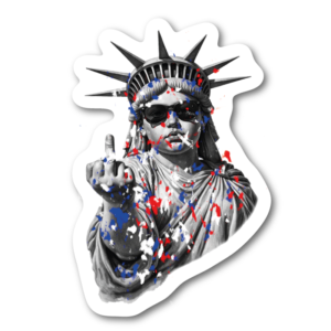 Frihetsgudinnan – Fuck You Edition – klistermärke