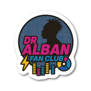Dr Alban Fan Club – klistermärke