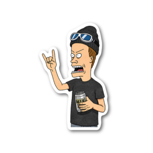 Hard Rock AfterSkier – klistermärke