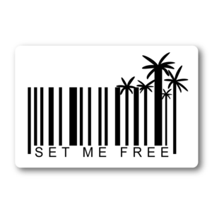 Set Me Free – klistermärke