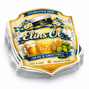 Öletiketter för studenten 100 St