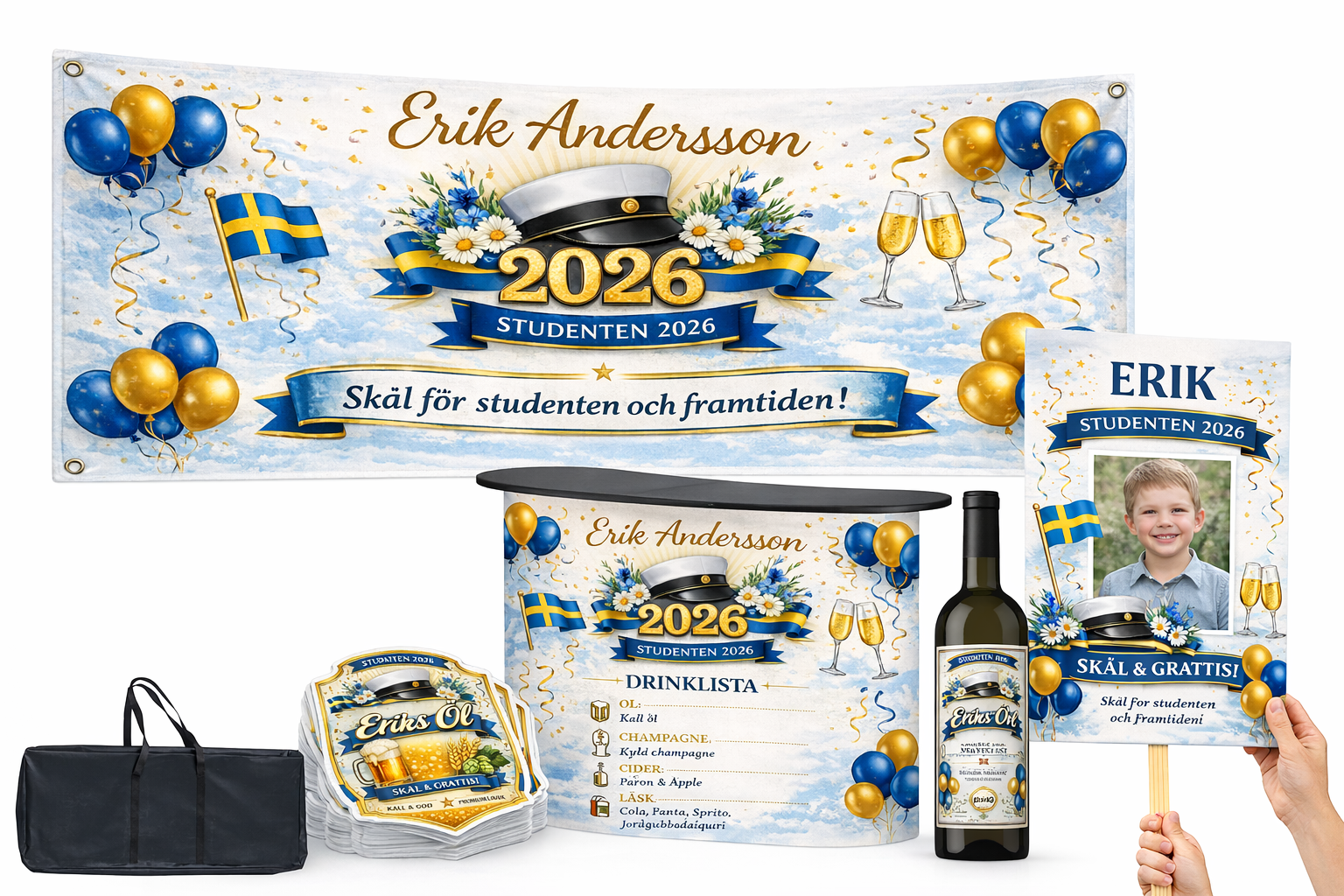 Superpaketet – komplett kit för Studentenfest!