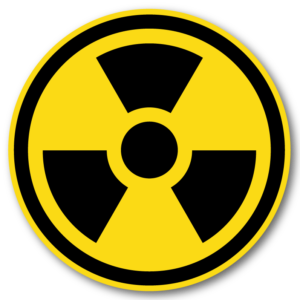 Radioaktivt – Klistermärke