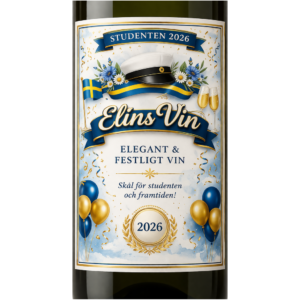 Vinetiketter till Studenten