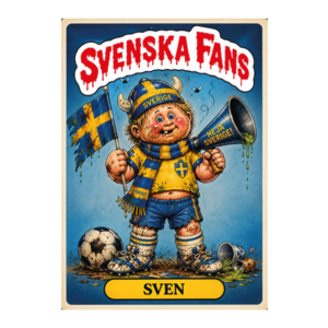 Svenska Fans klistermärke Sven