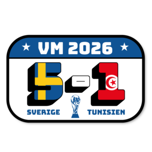 VM 2026 – Sverige 5–1 Tunisien