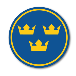 Tre Kronor Klistermärke – Klassisk Svensk Symbol