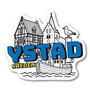 Ystad Sweden Klistermärke – Souvenir från Ystad & Österlen