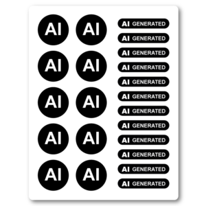 AI Generated – Klistermärken för ökad transparens