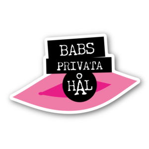 Babs Privata Hål – klistermärke