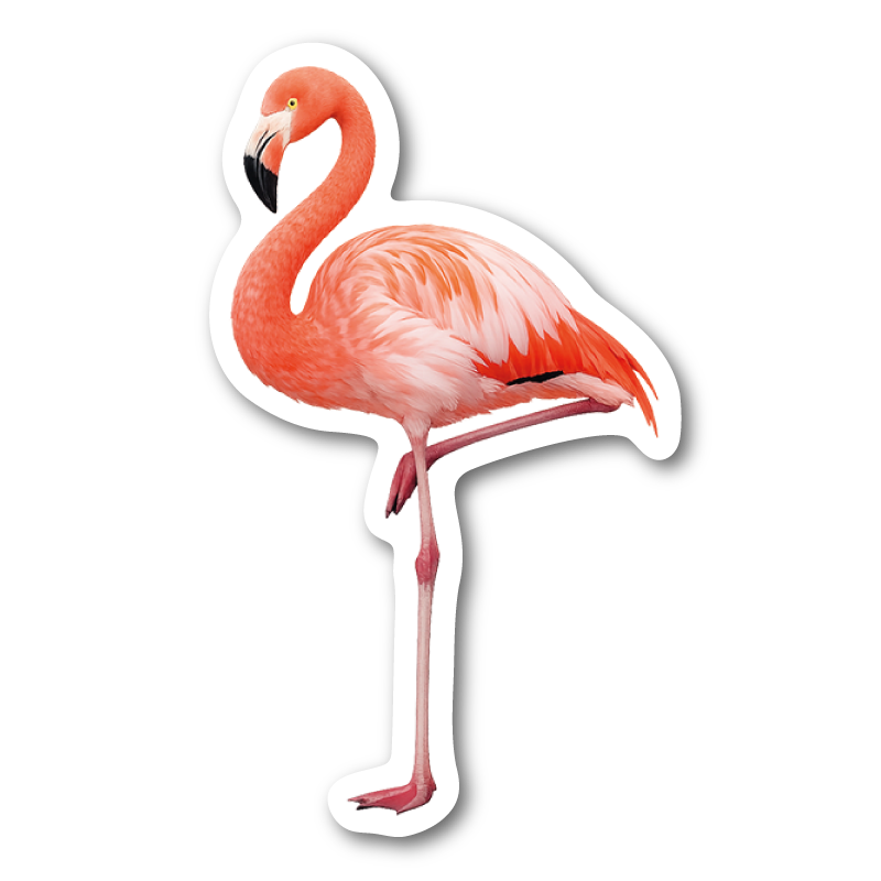 Flamingo Klistermärke