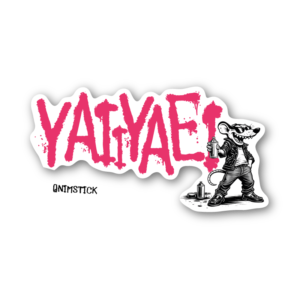 Yaiiyaei! – klistermärke