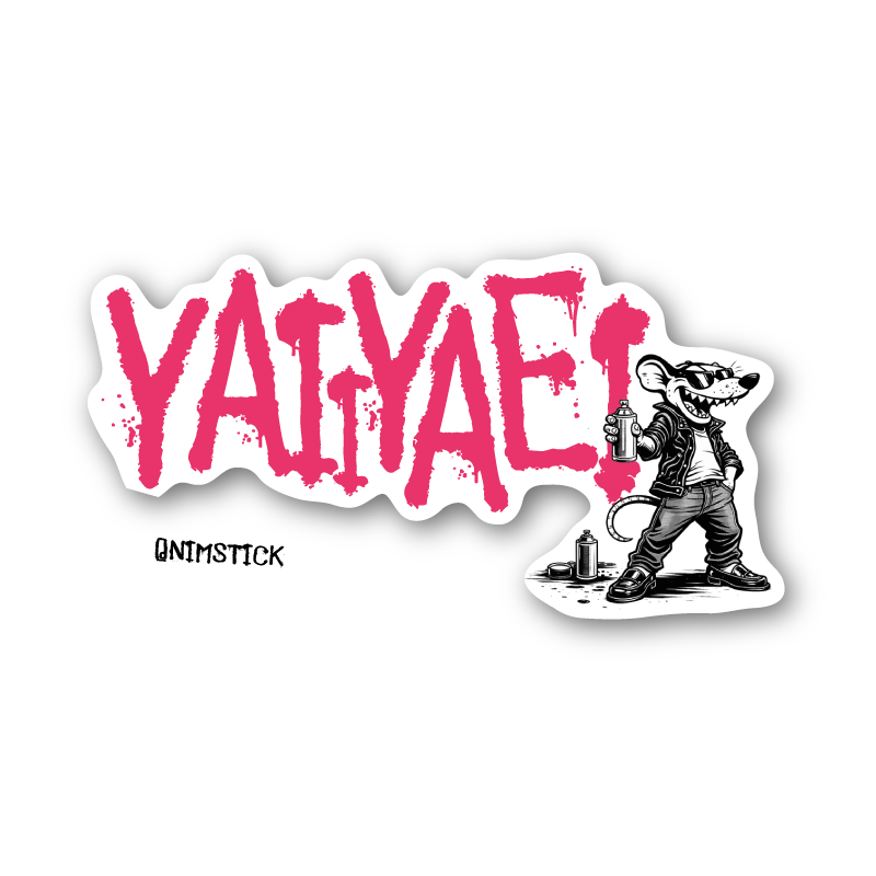 Yaiiyaei! – klistermärke